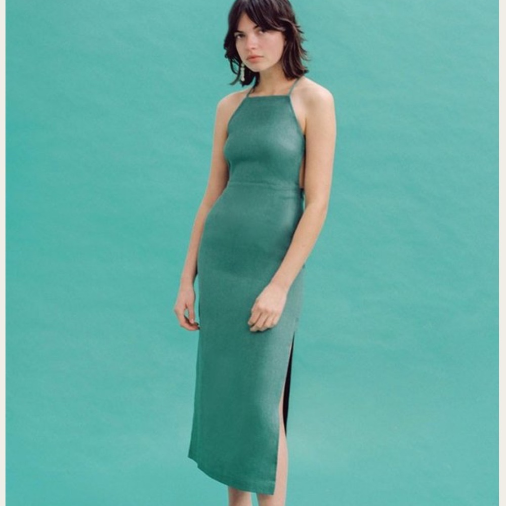 Paloma Wool Carlota linen midi dress